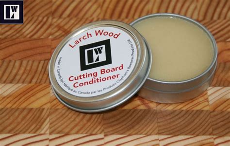 larch wood cutting board conditioner